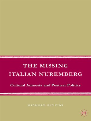 cover image of The Missing Italian Nuremberg